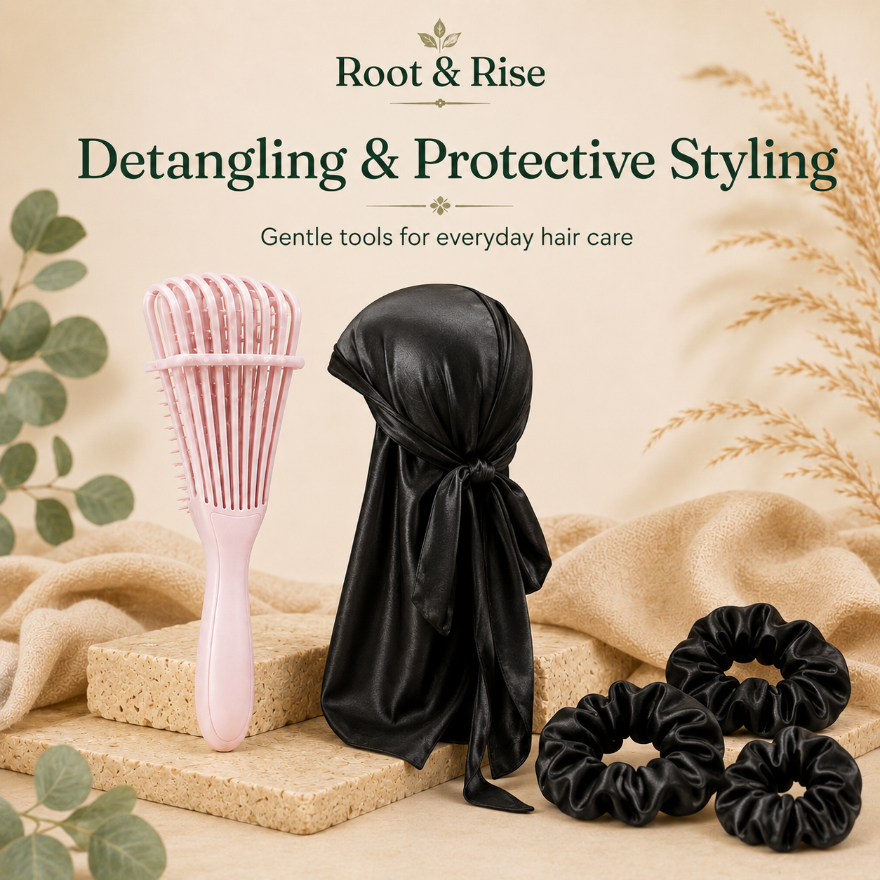 Hair & Scalp Care Kit for Dry, Curly & Breakage-Prone Hair