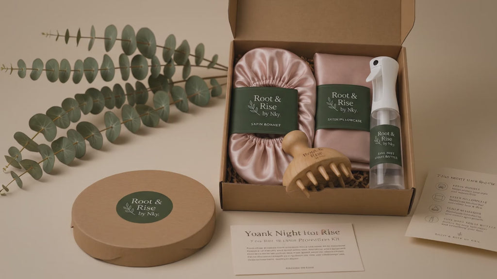 Night Hair Protection Kit for Dry, Curly & Breakage-Prone Hair